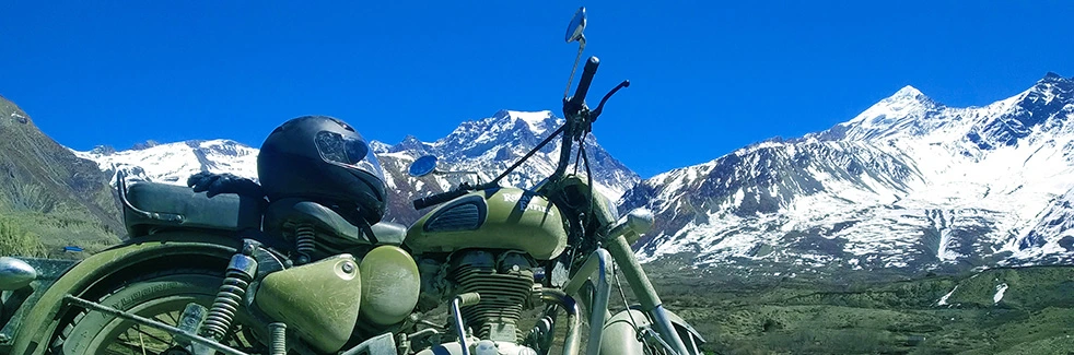 Scenic view of mountains and nature, representing adventure travel